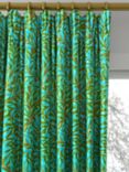 Morris & Co. Willow Boughs Made to Measure Curtains or Roman Blind, Olive/Turquoise