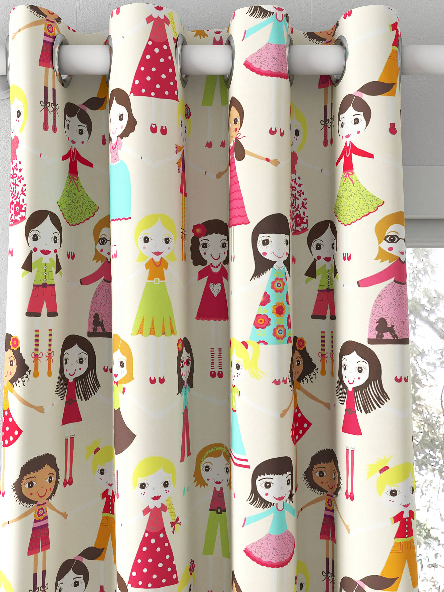 Harlequin Best of Friends Made to Measure Curtains, Neutral/Multi