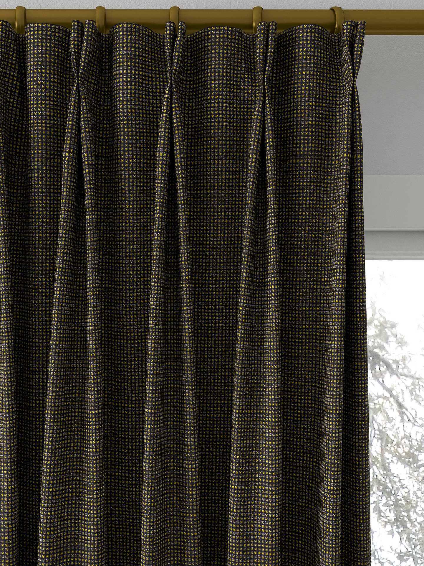 Designers Guild Porto Made to Measure Curtains, Ebony