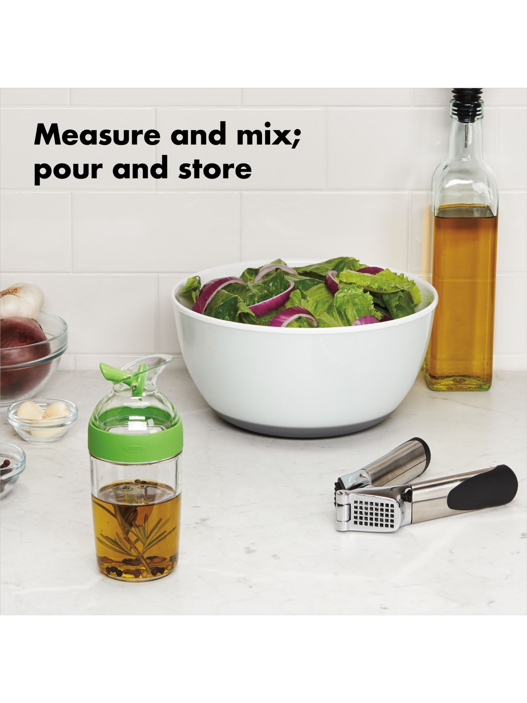 OXO Black Good Grips Little Salad Dressing Shaker