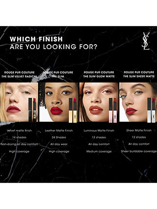 Yves Saint Laurent Rouge Pur Couture The Slim Velvet Radical Lipstick, 28 Fatal Carmin 7