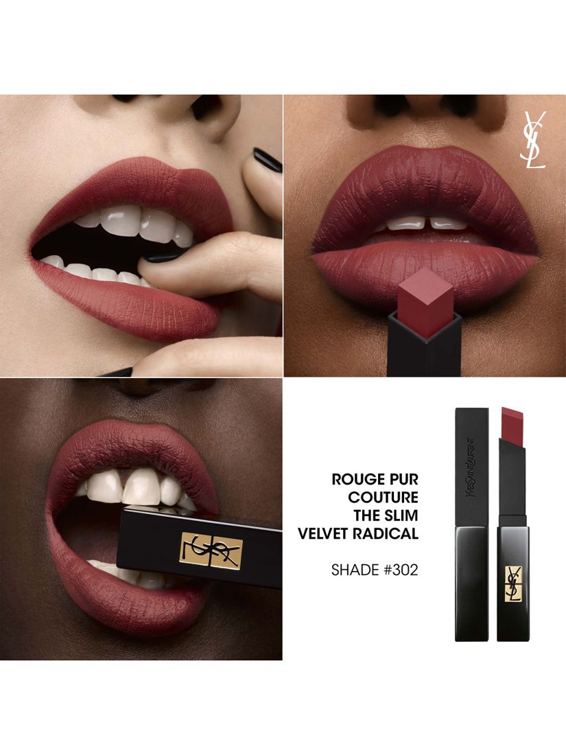 Yves Saint Laurent Rouge Pur Couture The Slim Velvet Radical Lipstick, 302 Nude Protest 4