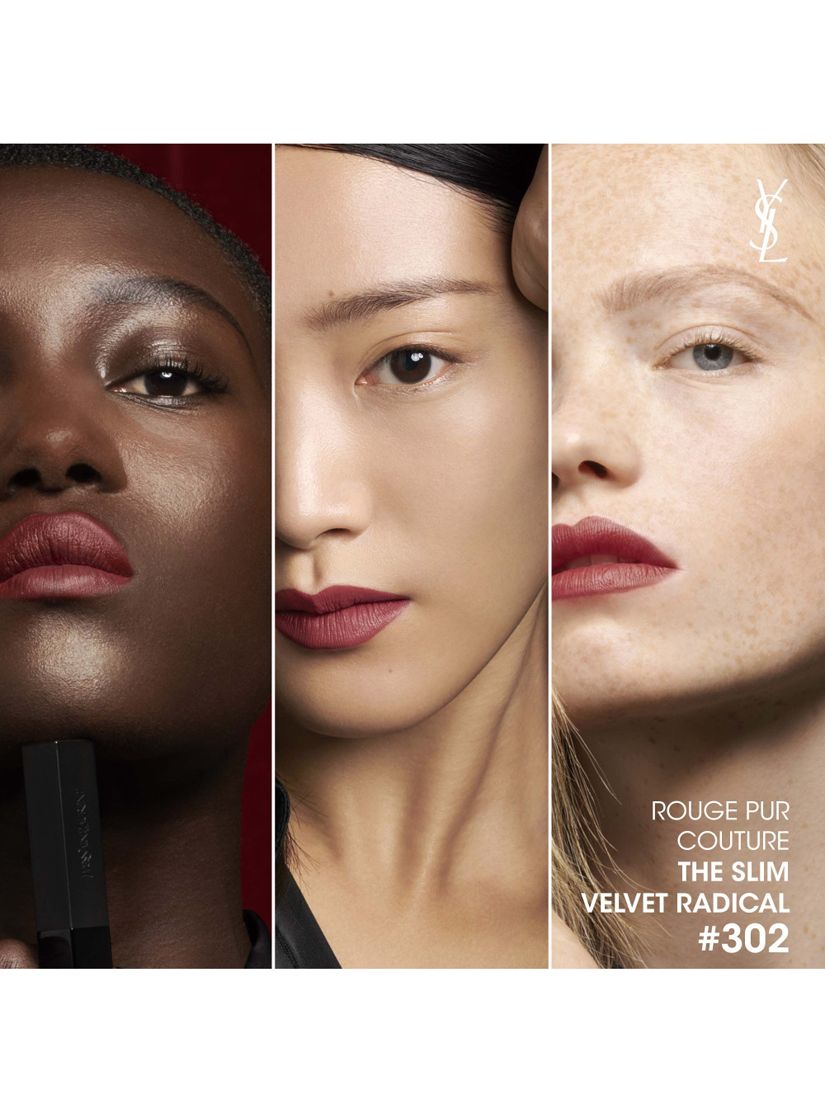 Yves Saint Laurent Rouge Pur Couture The Slim Velvet Radical Lipstick, 302 Nude Protest 5