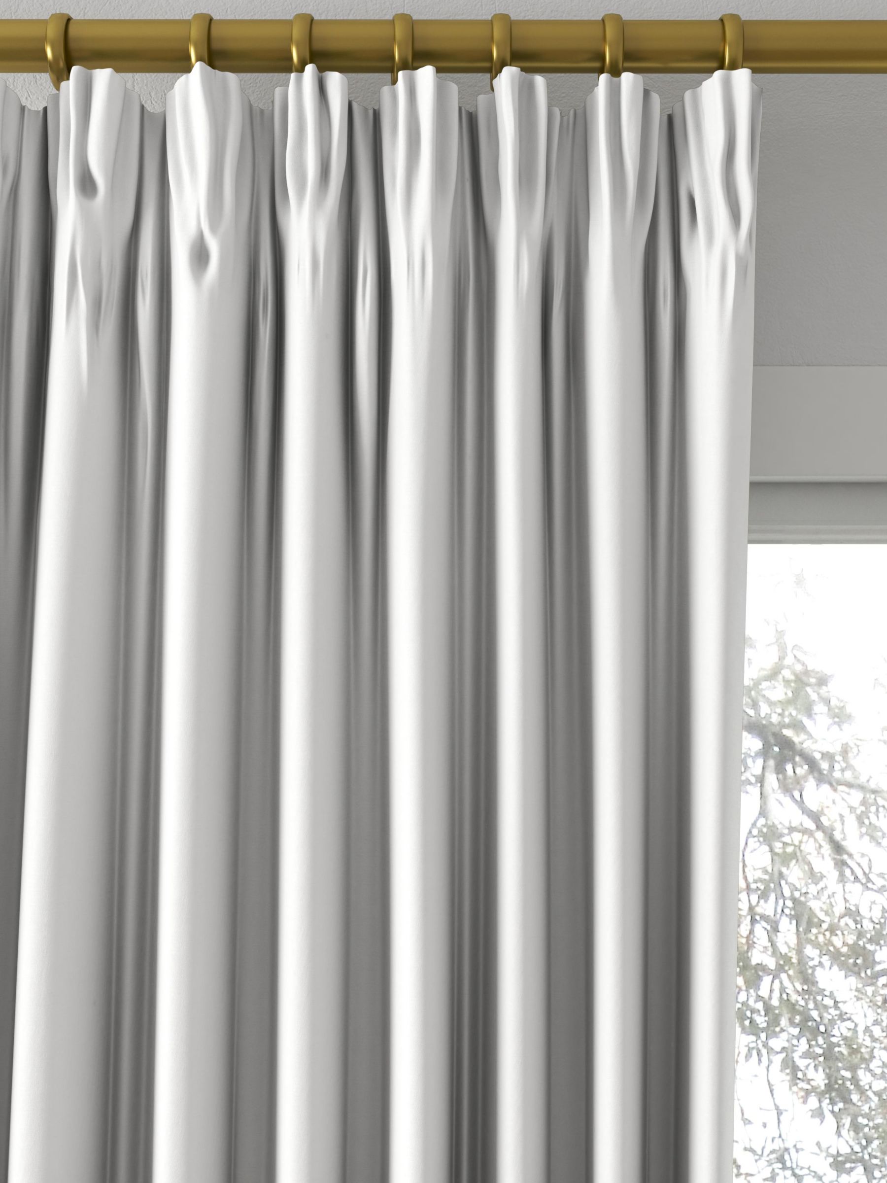 Designers Guild Anshu Alta Made to Measure Curtains, Alabaster