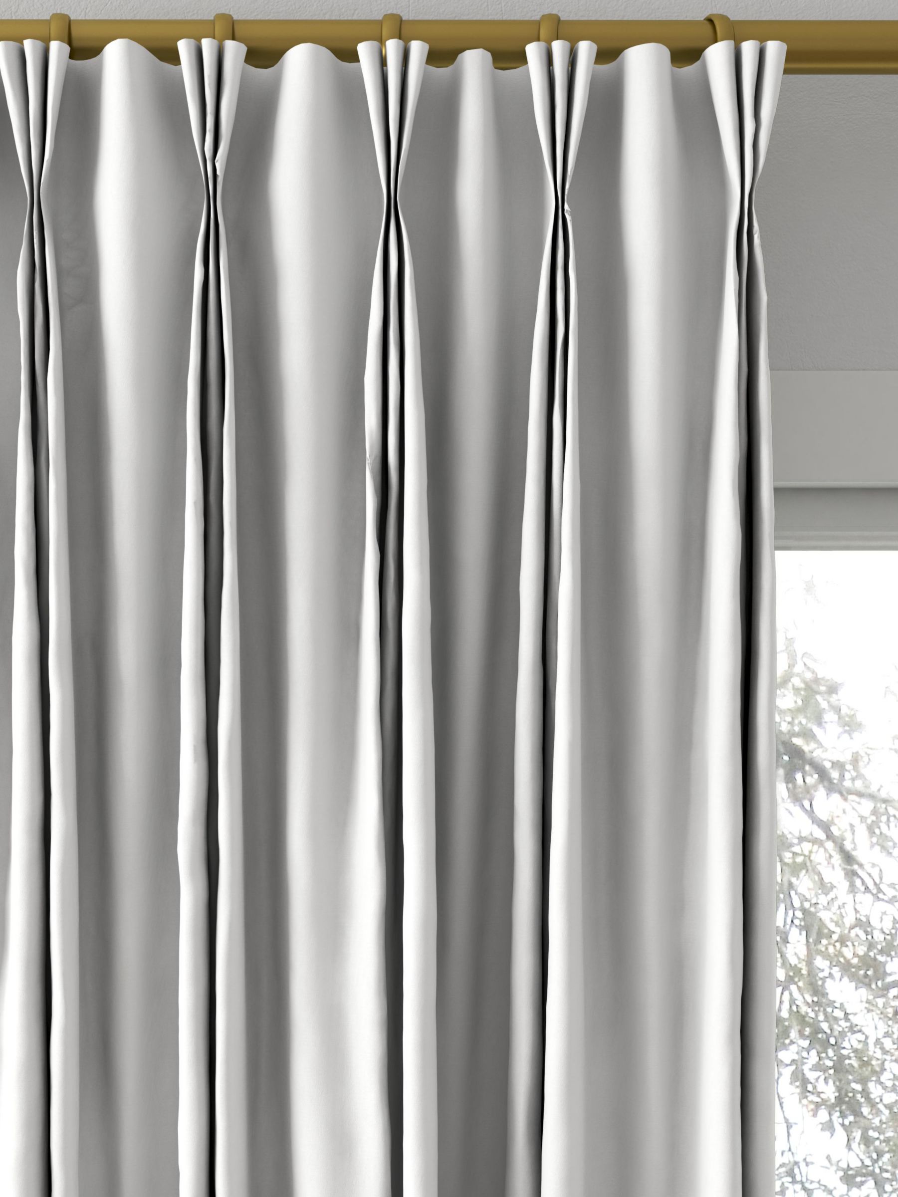 Designers Guild Anshu Alta Made to Measure Curtains, Alabaster
