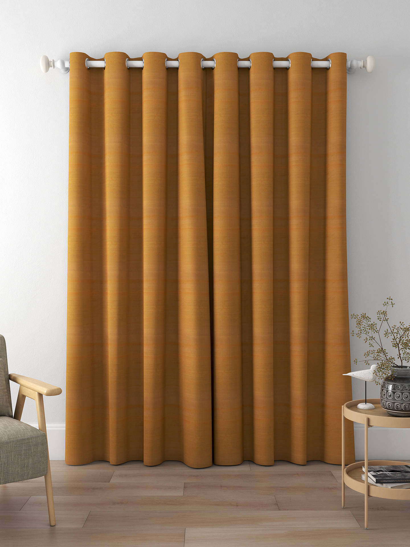 Designers Guild Chinon Made to Measure Curtains, Mole
