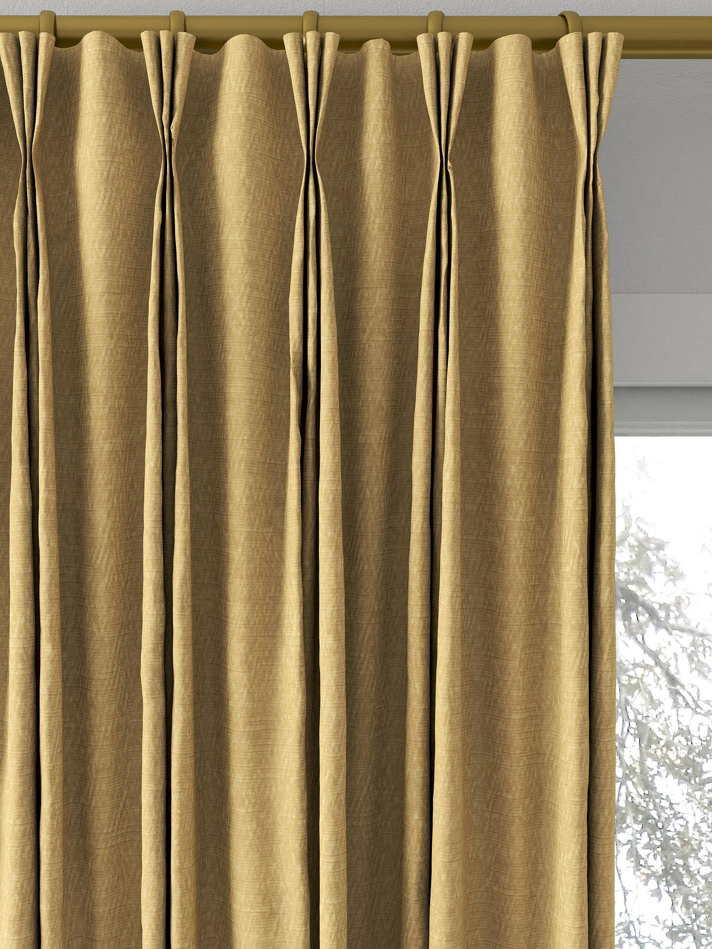 Designers Guild Anshu Made to Measure Curtains, Pale Gold