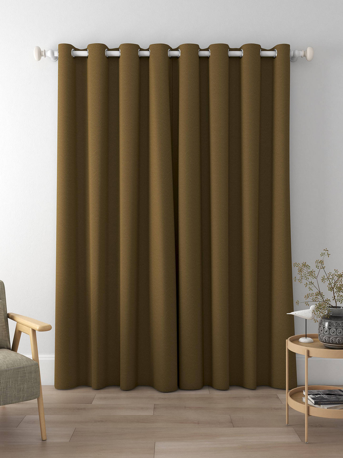Designers Guild Anshu Made to Measure Curtains, Moss
