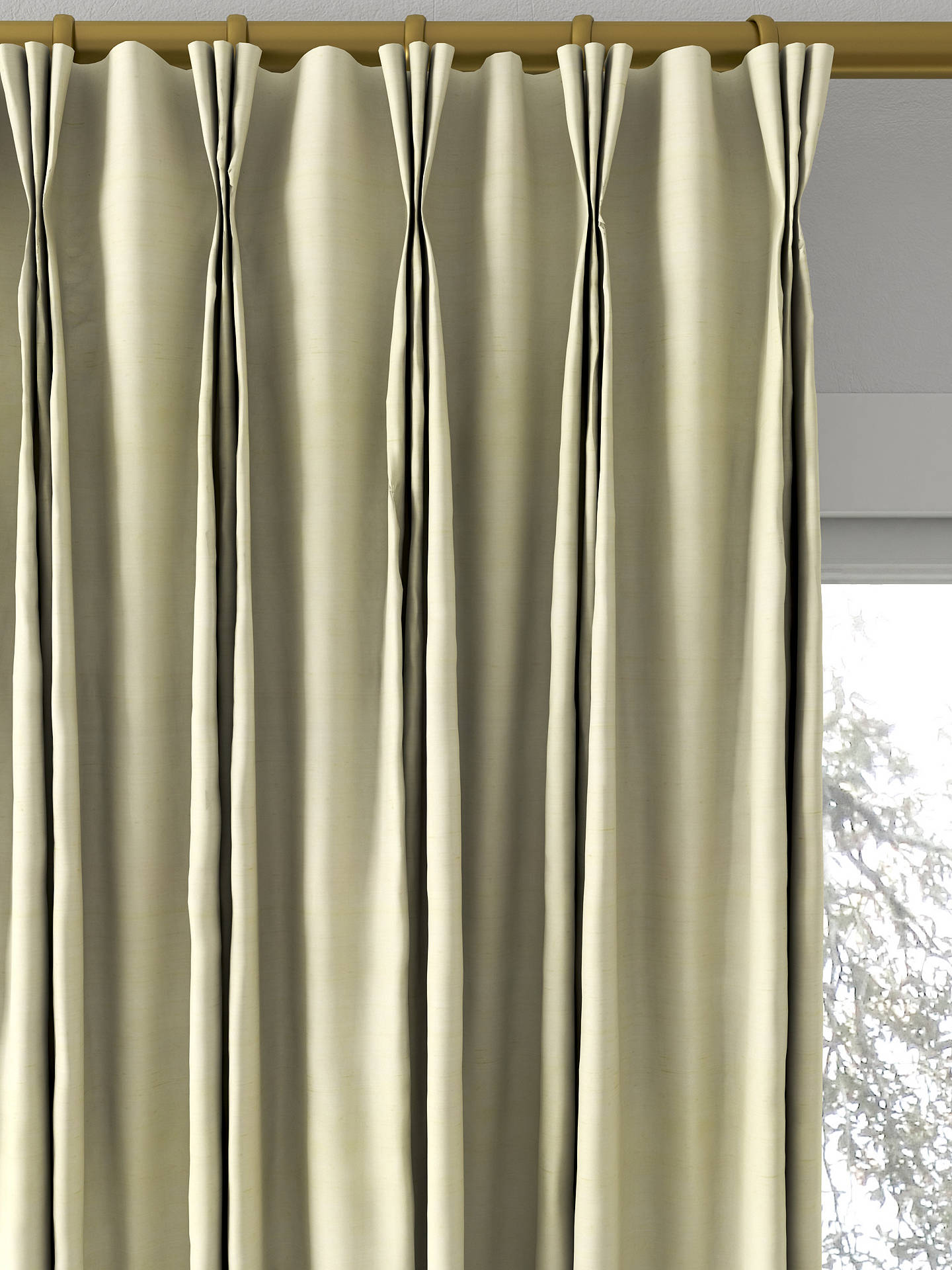 Designers Guild Chinon Made to Measure Curtains, Flax