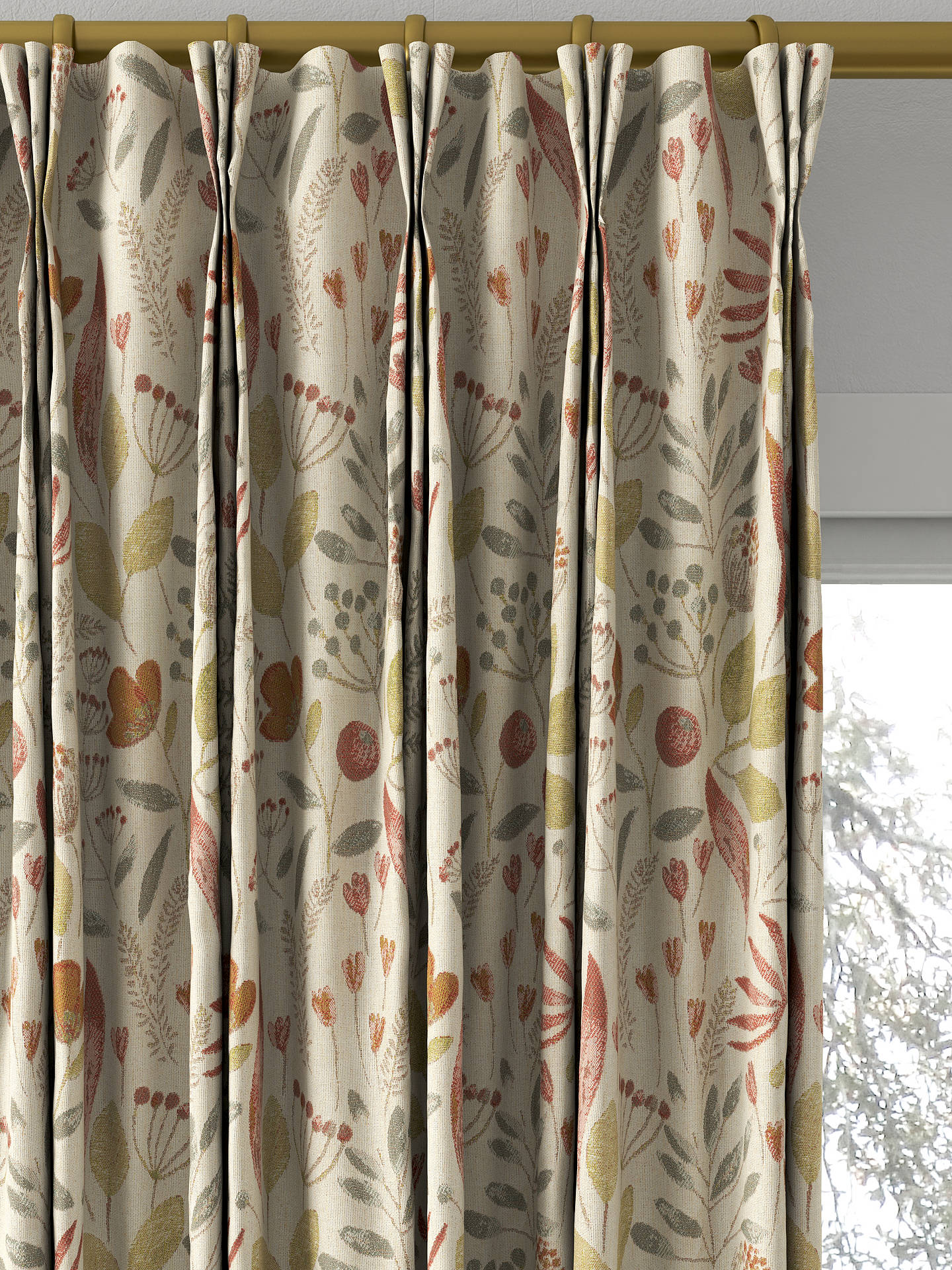 Voyage Flora Linen Made to Measure Curtains, Summer