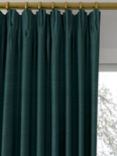 Designers Guild Chinon Made to Measure Curtains or Roman Blind, Teal