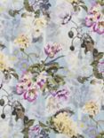 Designers Guild Delft Flower Made to Measure Curtains or Roman Blind, Sky