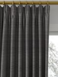 Designers Guild Chinon Made to Measure Curtains or Roman Blind, Gunmetal