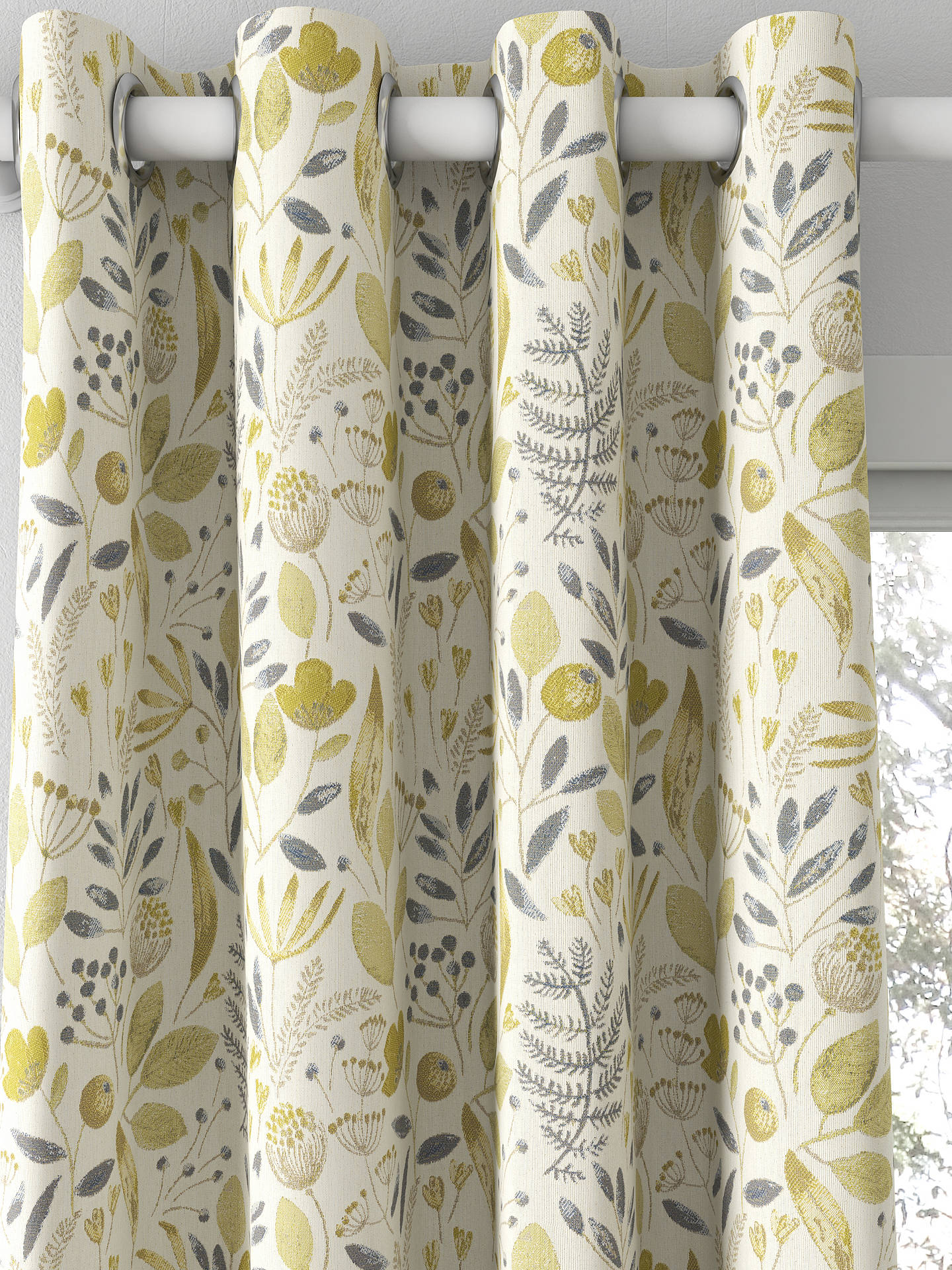 Voyage Winslow Cream Made to Measure Curtains, Duck Egg