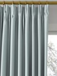 Designers Guild Brera Lino Made to Measure Curtains or Roman Blind, Pale Aqua
