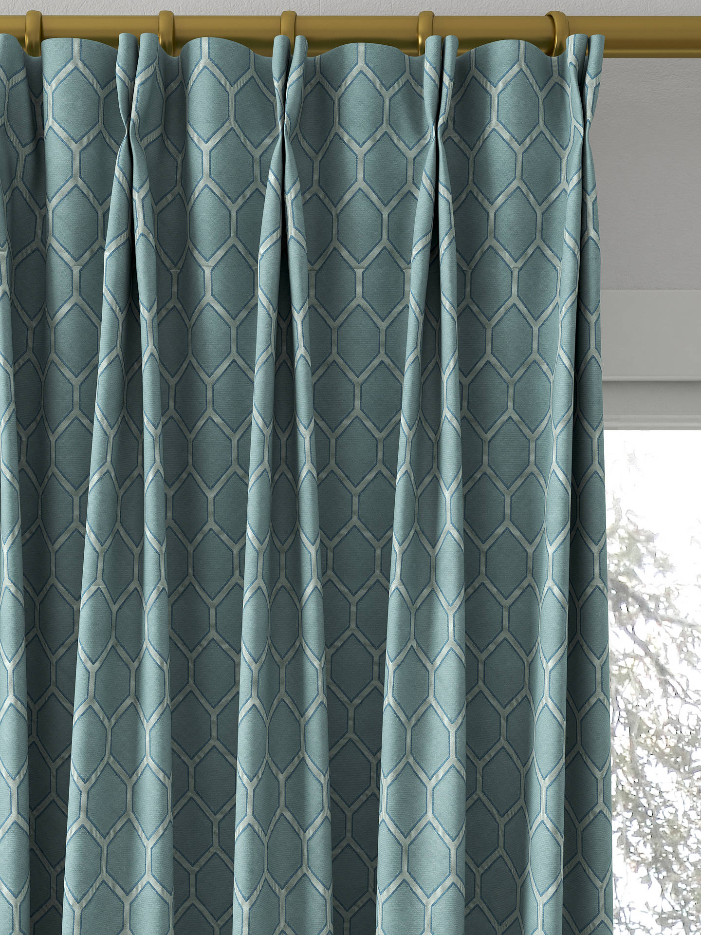 Prestigious Textiles Eternity Made to Measure Curtains, Aquamarine