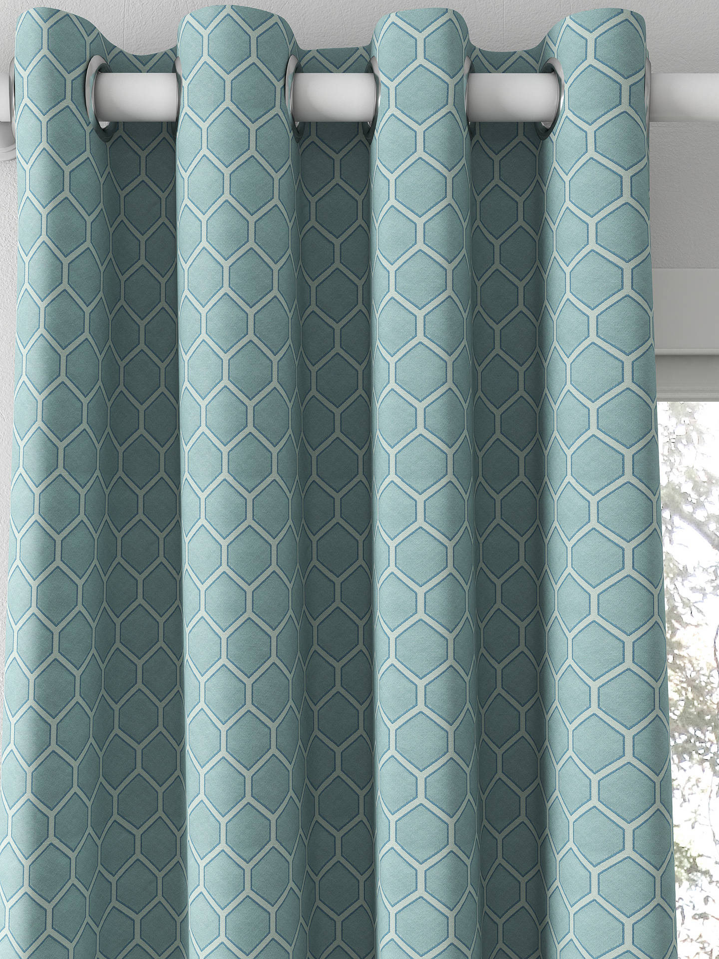 Prestigious Textiles Eternity Made to Measure Curtains, Aquamarine