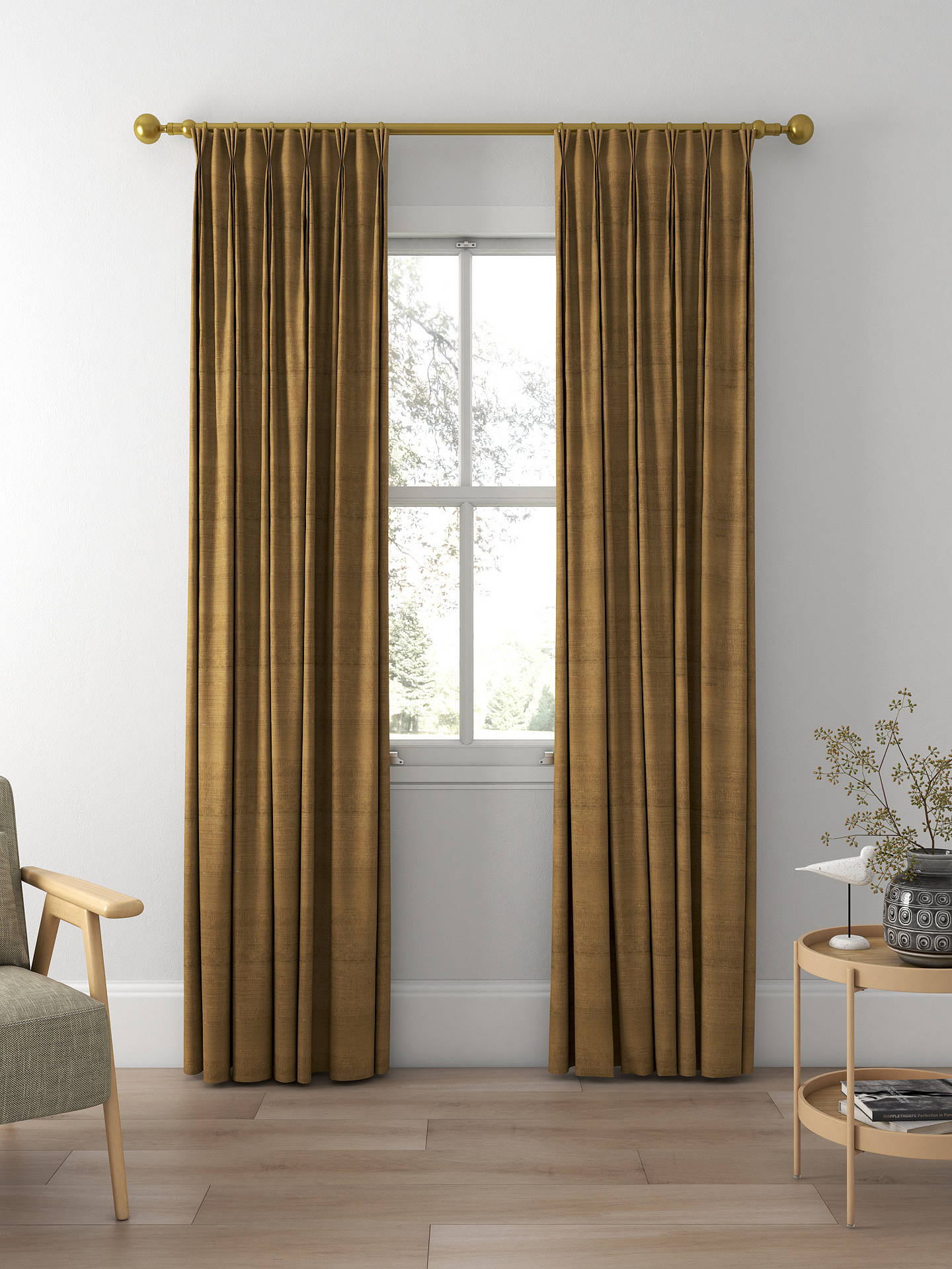 Designers Guild Chinon Made to Measure Curtains, Clove