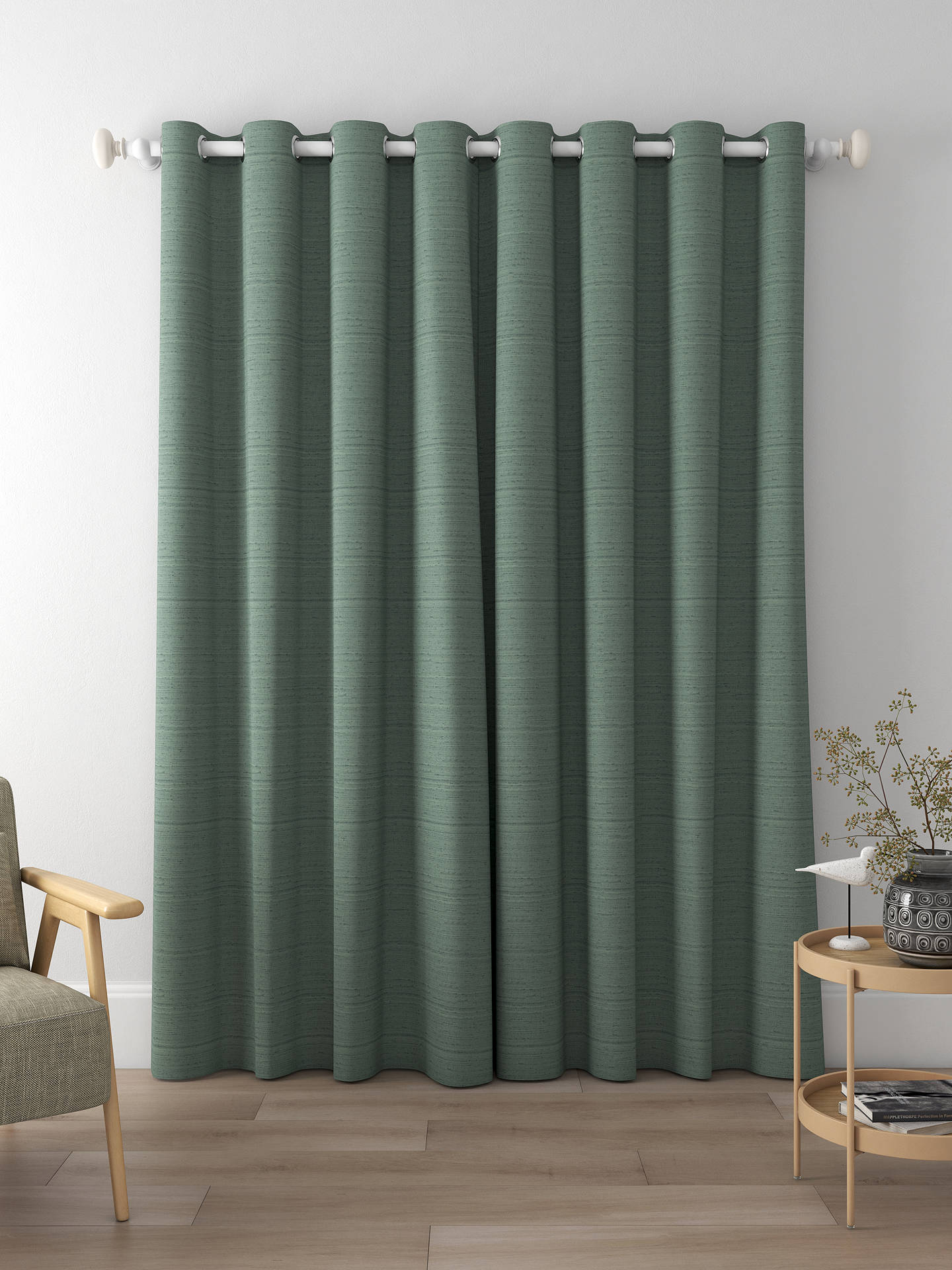 Designers Guild Chinon Made to Measure Curtains, Wedgwood