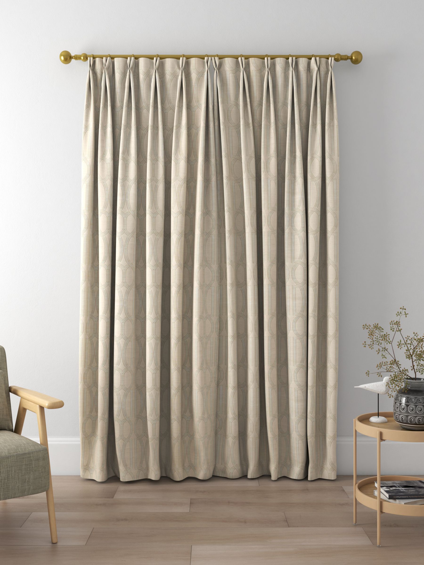 Prestigious Textiles Destiny Made to Measure Curtains, Rosewood