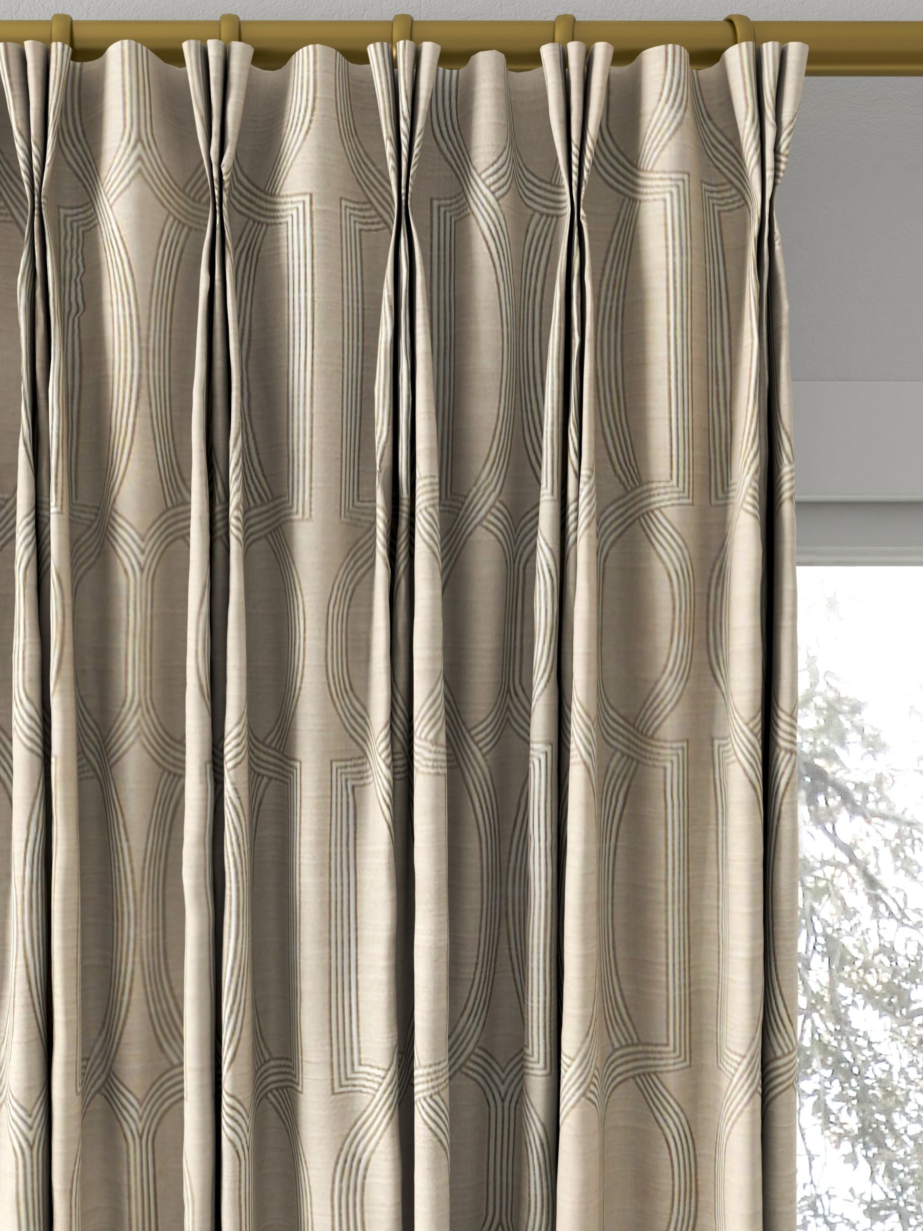 Prestigious Textiles Destiny Made to Measure Curtains, Rosewood