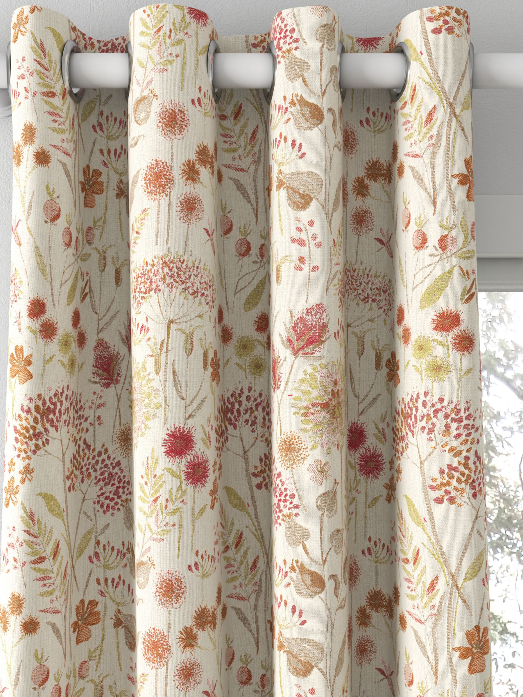 Voyage Flora Linen Made to Measure Curtains, Autumn