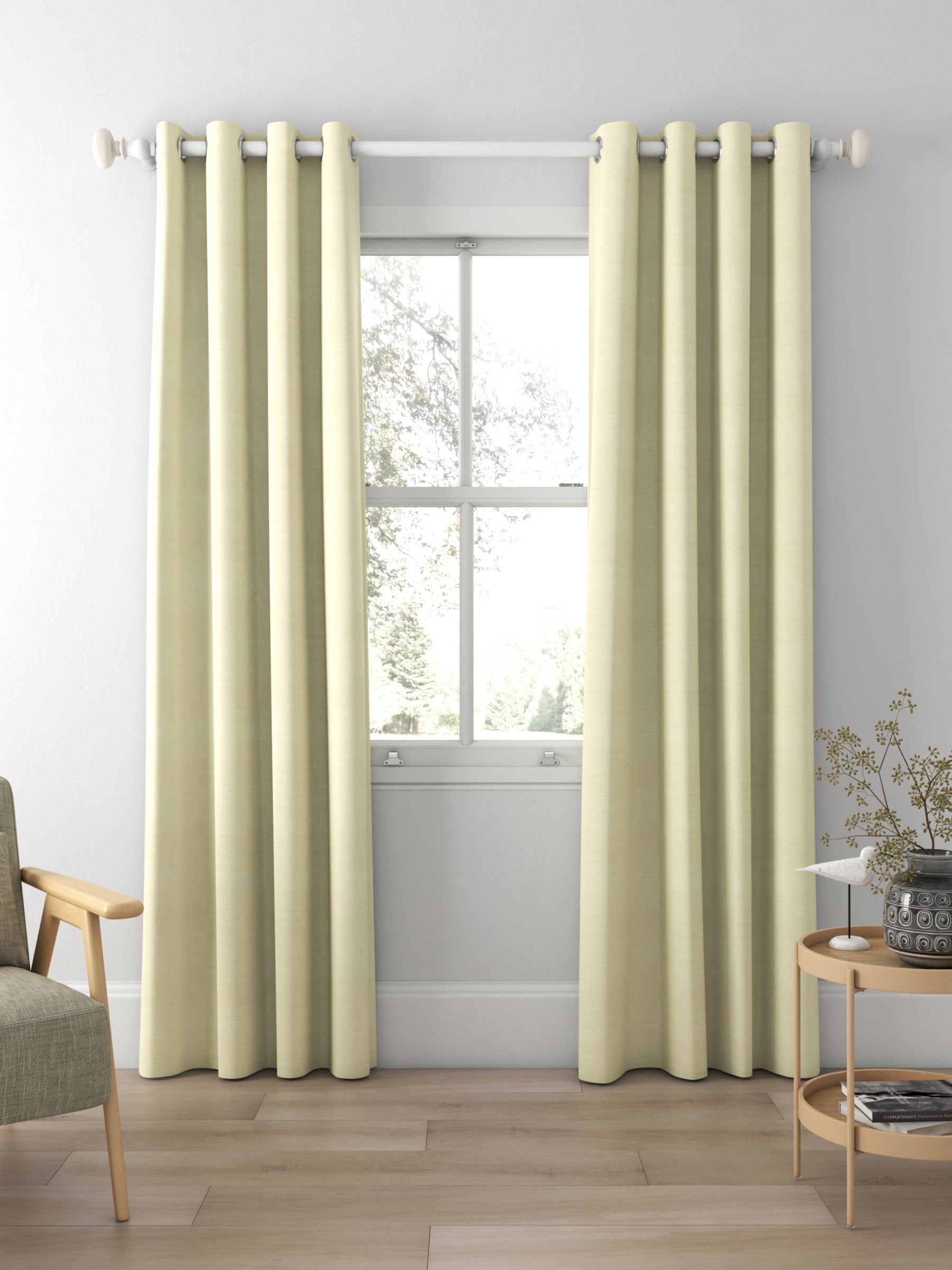 Designers Guild Chinon Made to Measure Curtains, Pebble