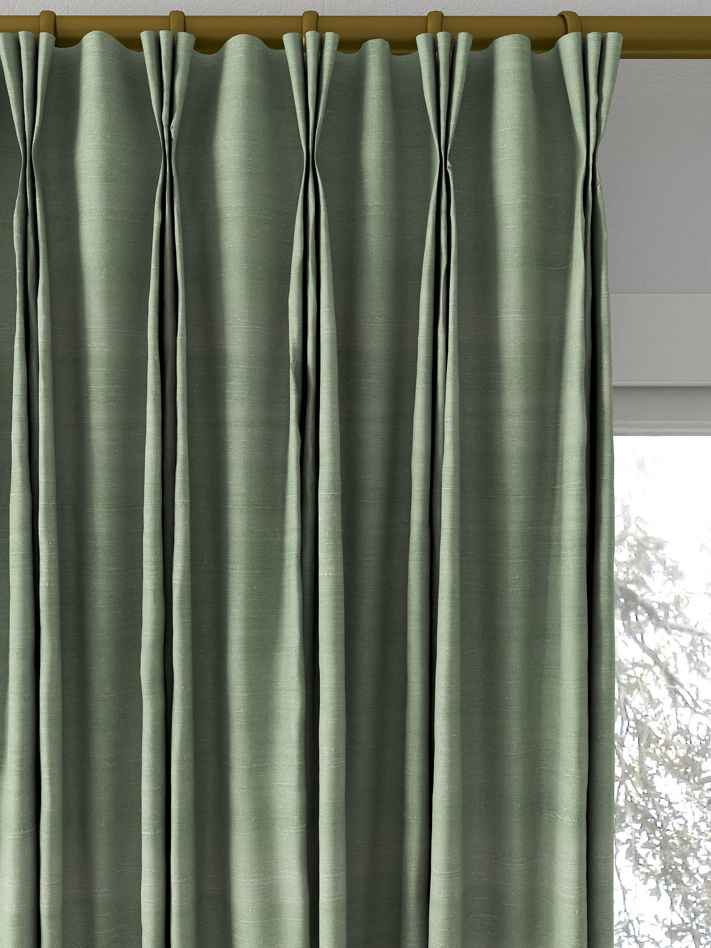Designers Guild Chinon Made to Measure Curtains, Pale Aqua