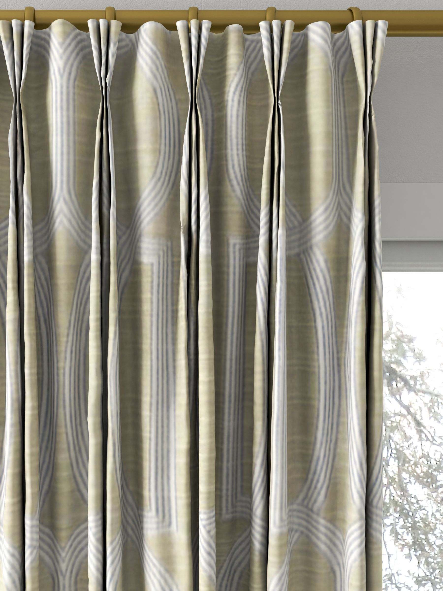 Prestigious Textiles Destiny Made to Measure Curtains, Sandshell