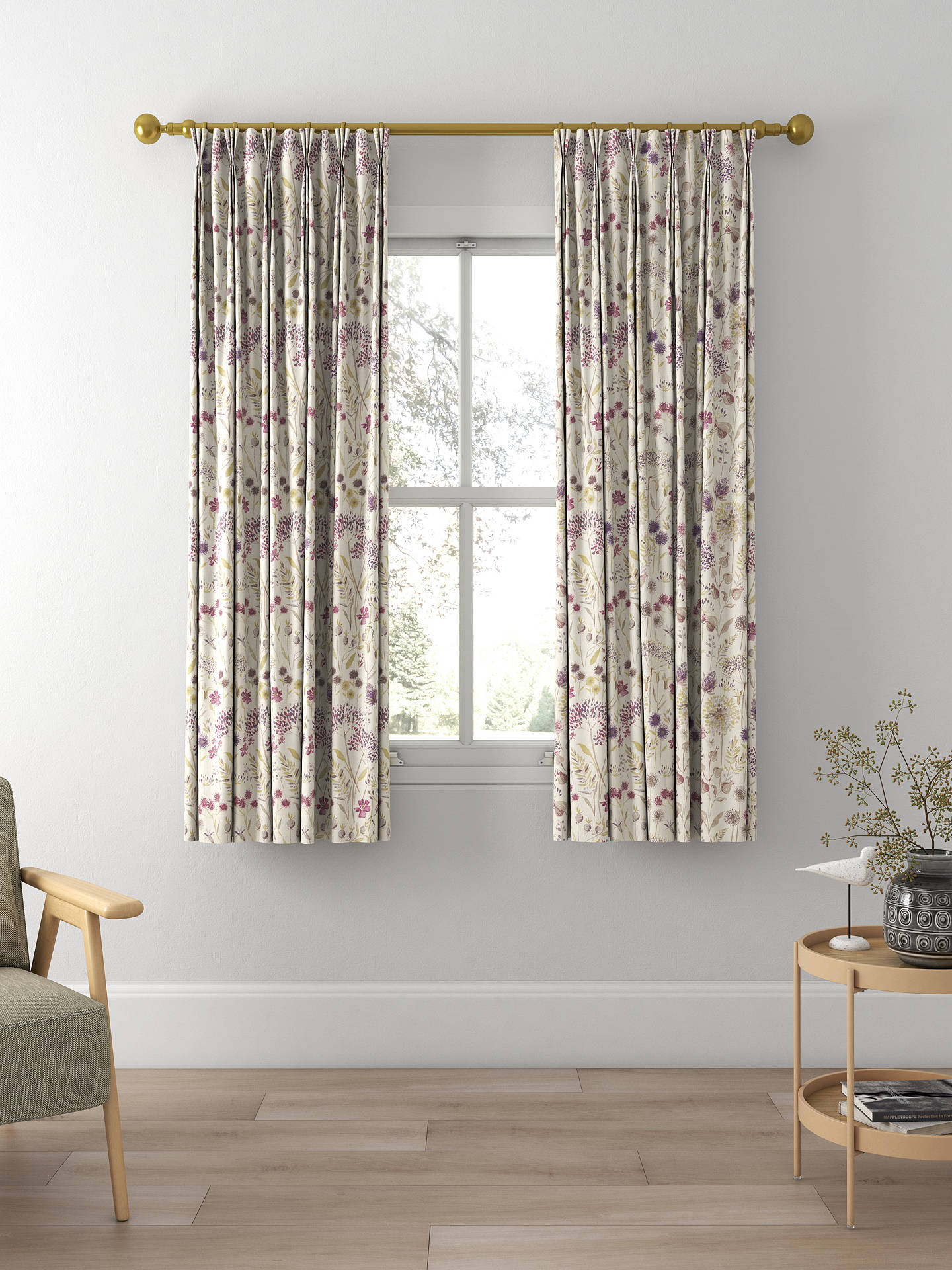 Voyage Winslow Linen Made to Measure Curtains, Russett
