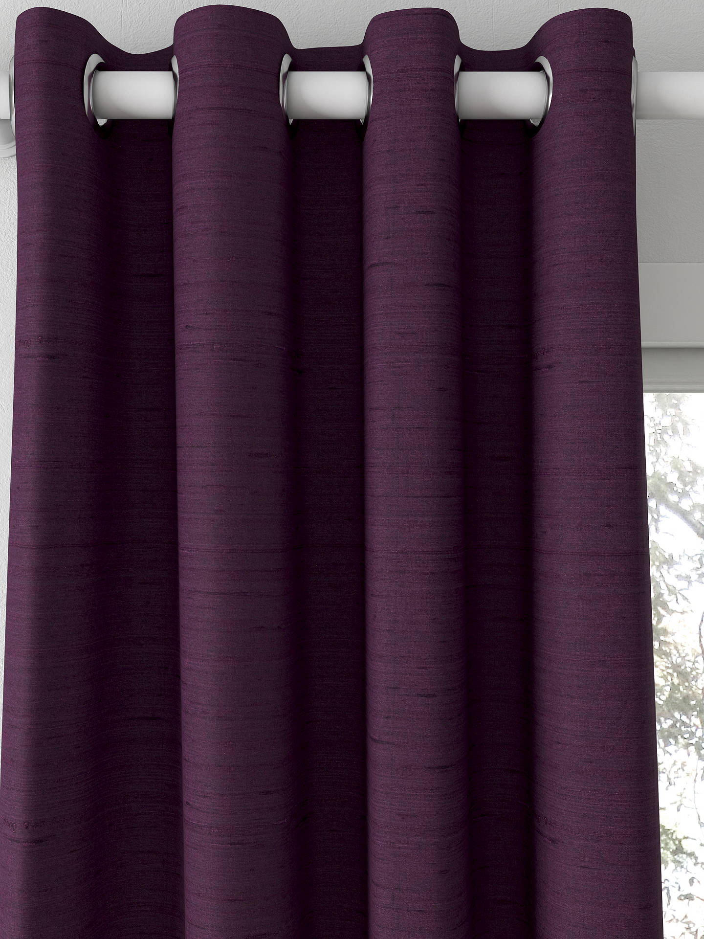 Designers Guild Chinon Made to Measure Curtains, Aubergine