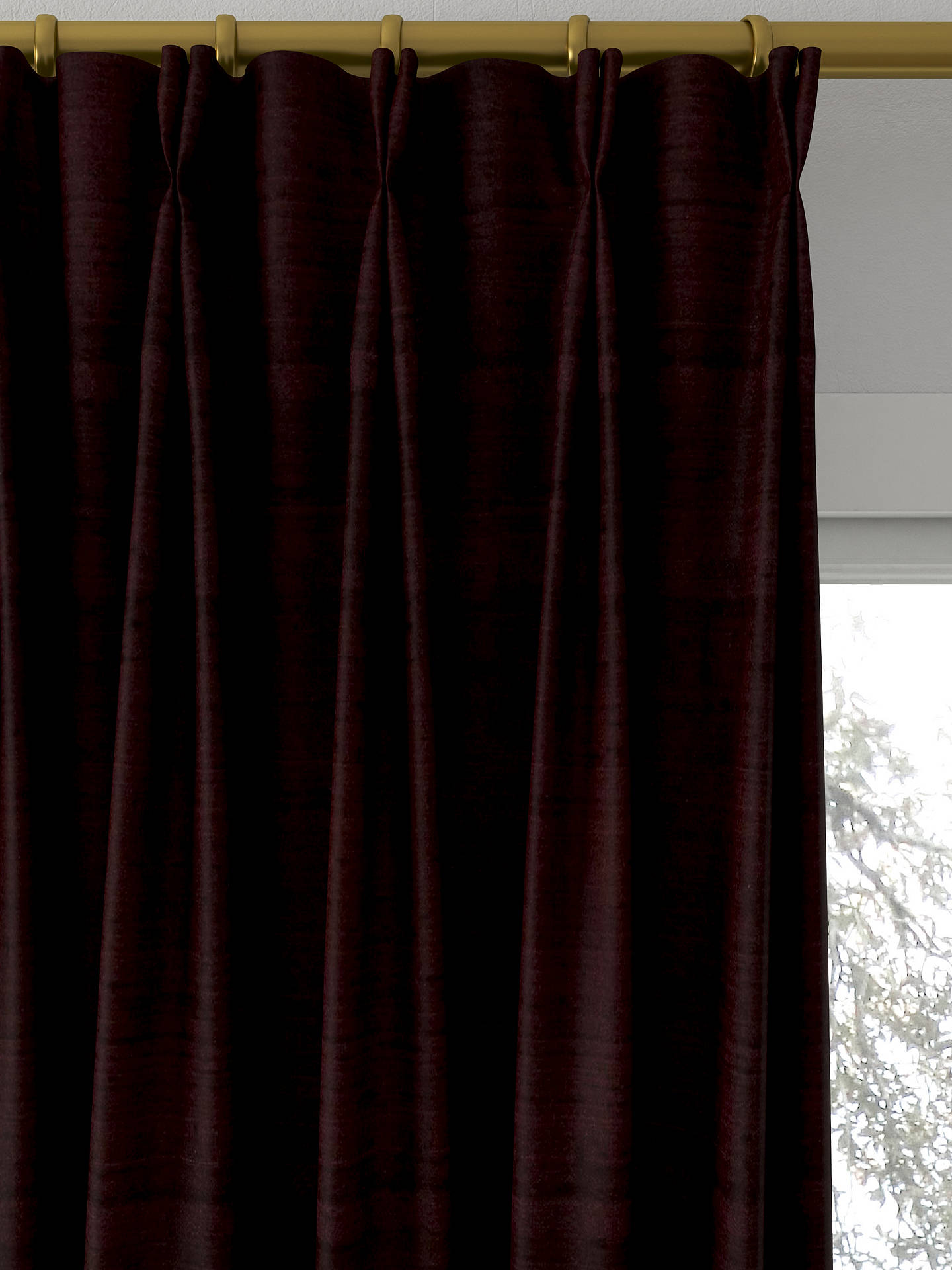 Designers Guild Chinon Made to Measure Curtains, Espresso