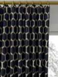 Designers Guild Zardozi Made to Measure Curtains or Roman Blind, Charcoal