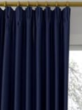 Designers Guild Brera Lino Made to Measure Curtains or Roman Blind, Navy