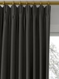 Designers Guild Tiber Alta Made to Measure Curtains or Roman Blind, Noir