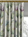 Voyage Thistle Glen Made to Measure Curtains or Roman Blind, Spring Cream