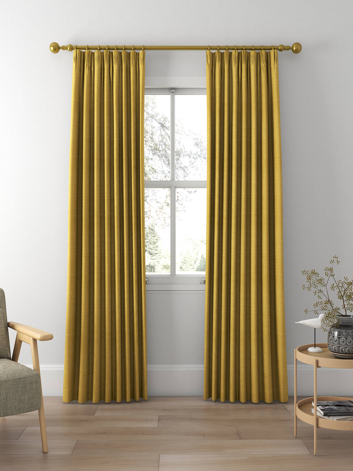 Designers Guild Chinon Made to Measure Curtains, Sienna