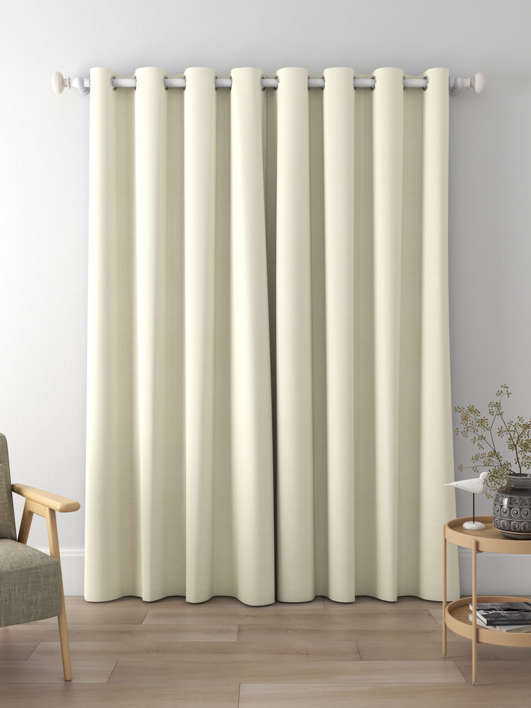 Designers Guild Chinon Made to Measure Curtains, Parchment