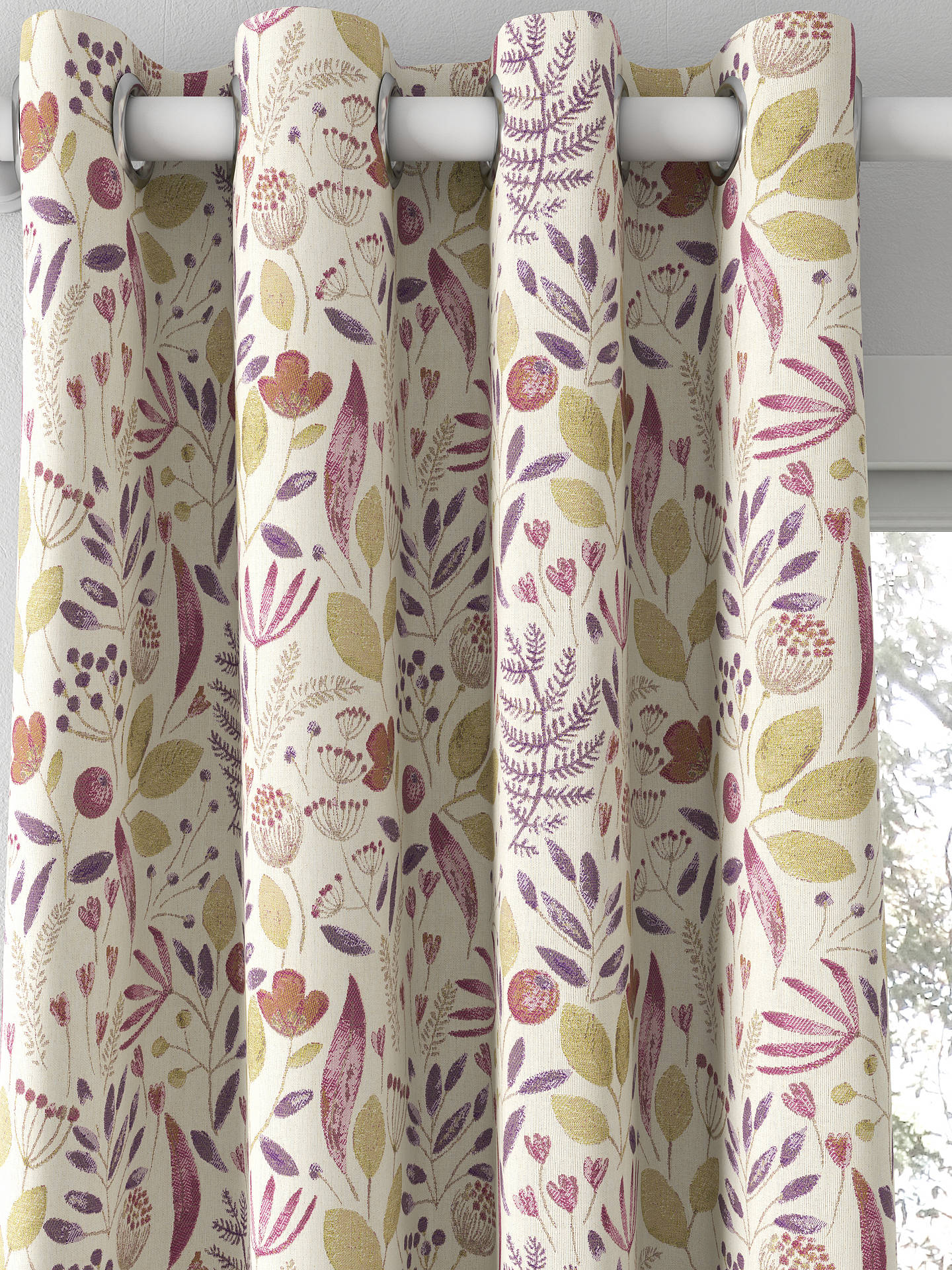 Voyage Winslow Cream Made to Measure Curtains, Heather
