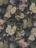 Designers Guild Delft Flower Made to Measure Curtains or Roman Blind, Graphite