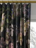 Designers Guild Delft Flower Made to Measure Curtains or Roman Blind, Graphite