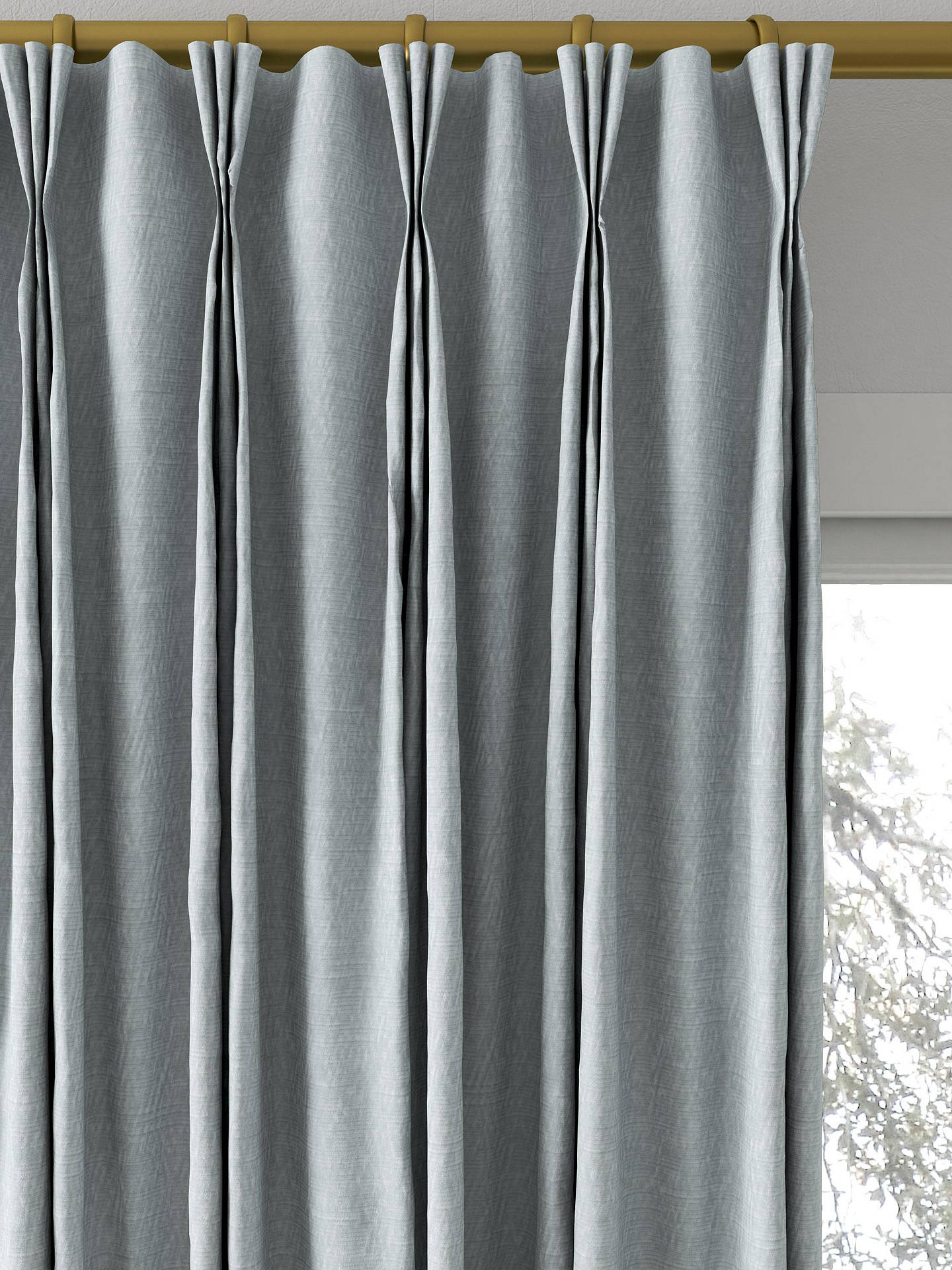 Designers Guild Anshu Made to Measure Curtains, Platinum