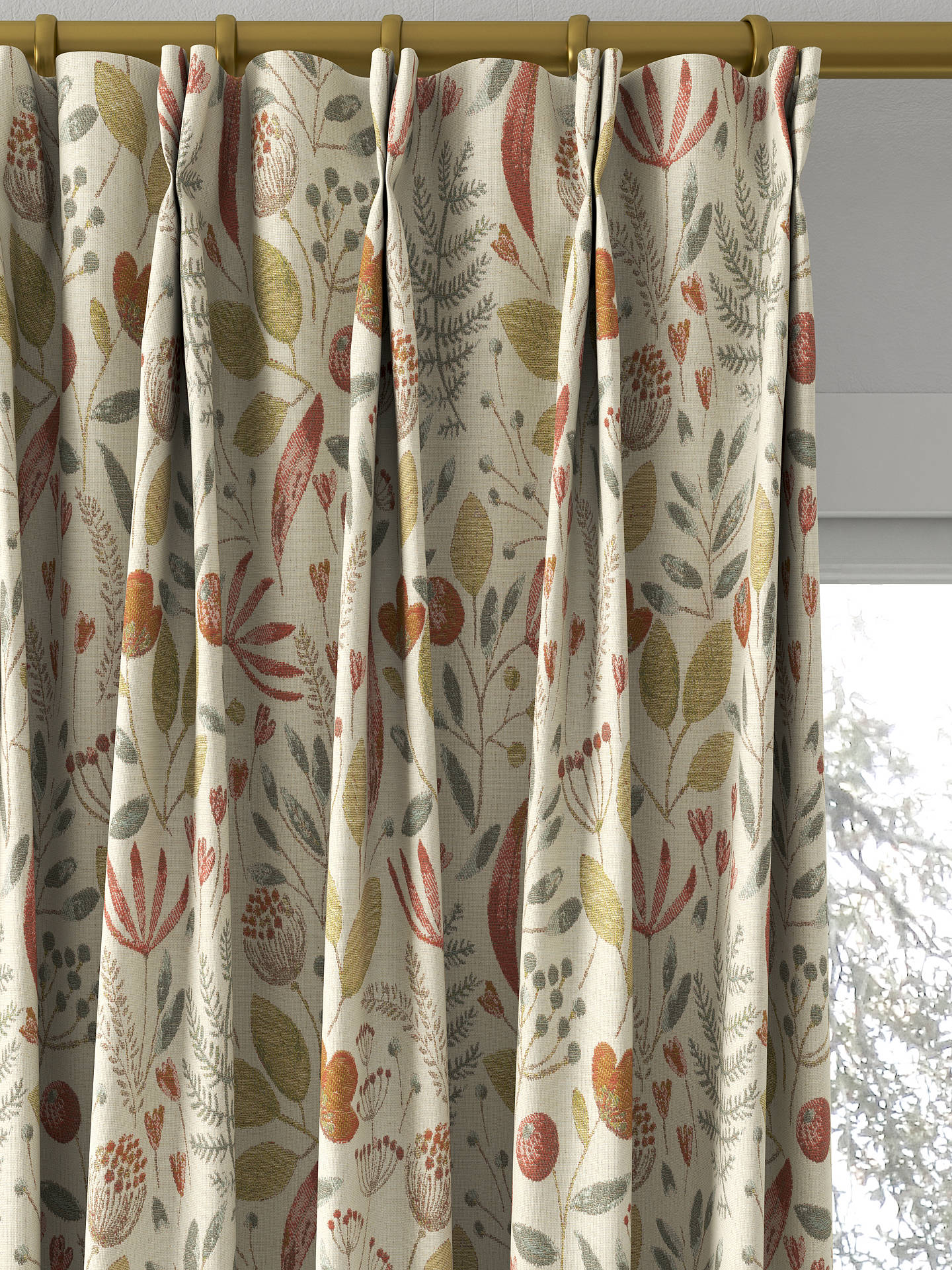 Voyage Winslow Cream Made to Measure Curtains, Autumn