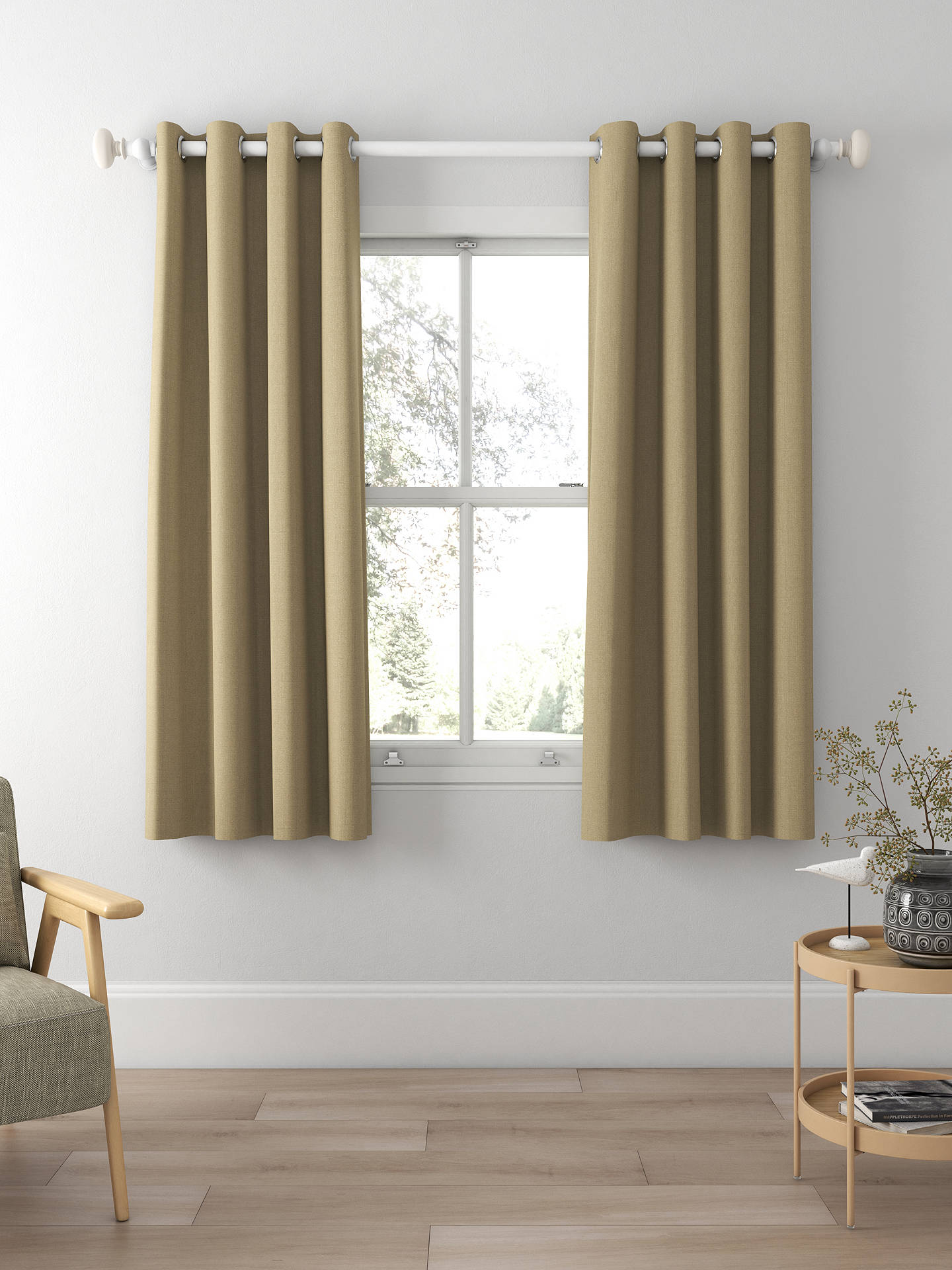 Designers Guild Brera Lino Made to Measure Curtains, Driftwood
