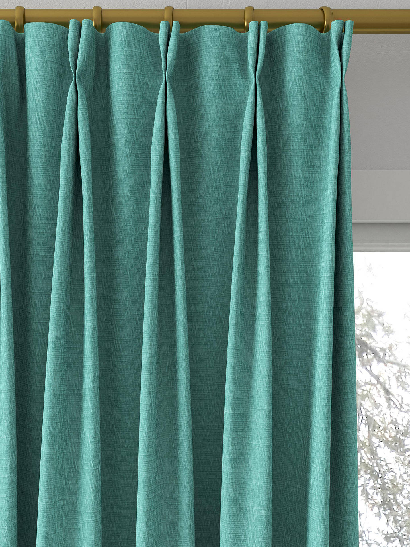 Designers Guild Anshu Made to Measure Curtains, Sea Mist