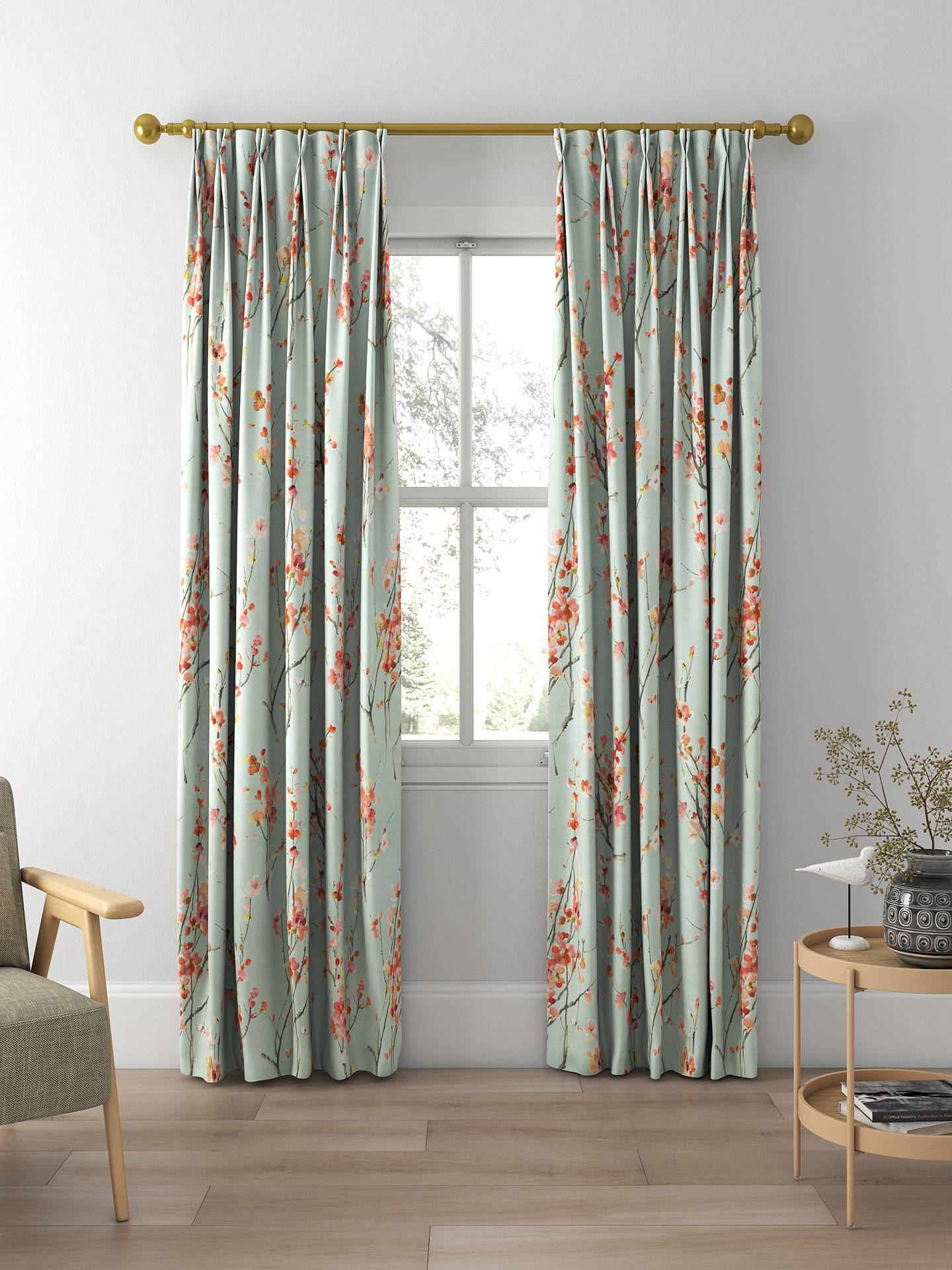 Voyage Seville Made to Measure Curtains, Russet