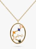 PDPAOLA Zodiac Constellation Gold Plated Pendant Necklace