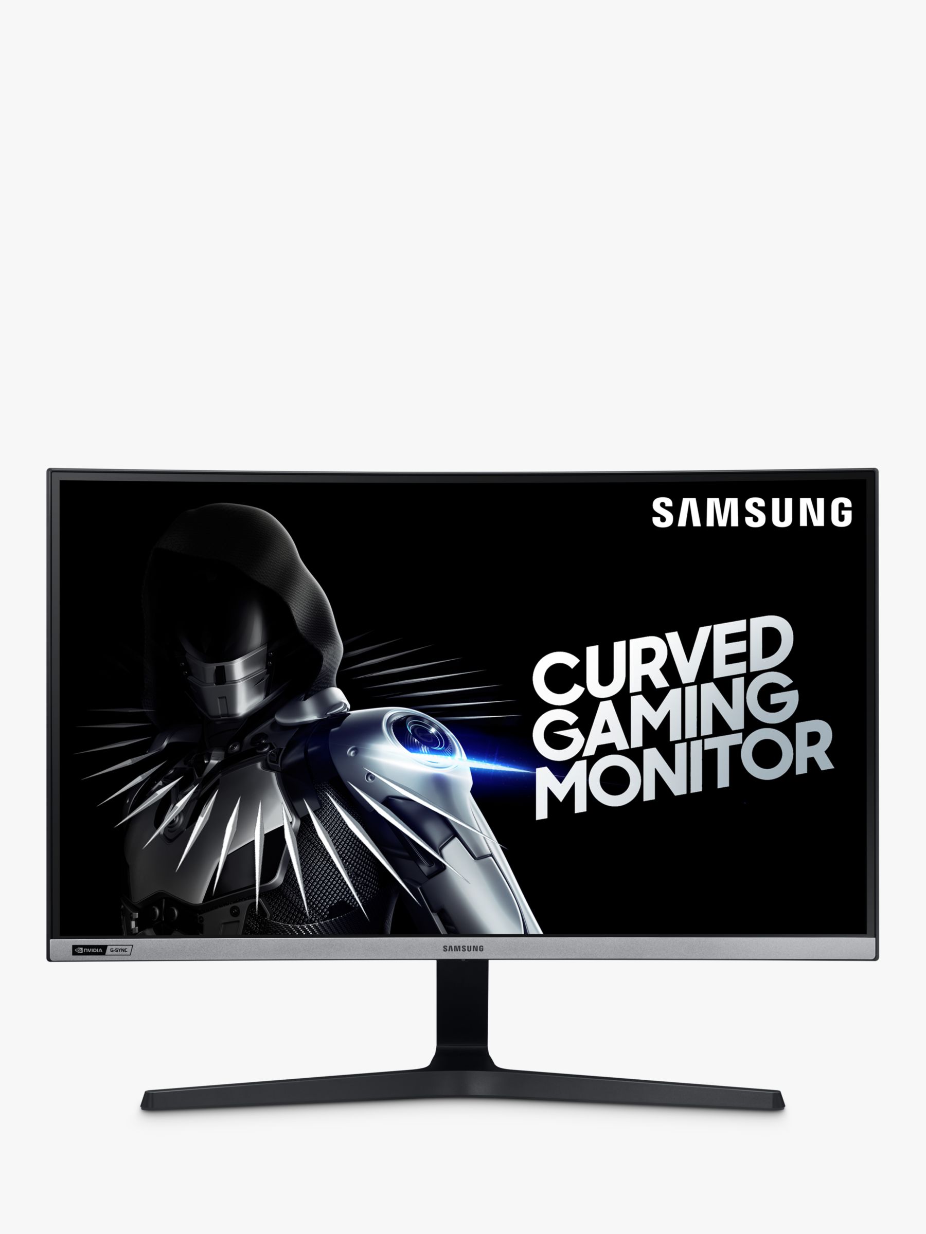 Samsung LC27RG50FQRXXU Full HD Curved Gaming Monitor, 27", Black