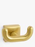ANYDAY John Lewis & Partners Pure Double Robe Hook, Brass