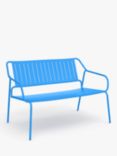 ANYDAY John Lewis & Partners Brights 2-Seater Metal Garden Sofa, Directoire Blue